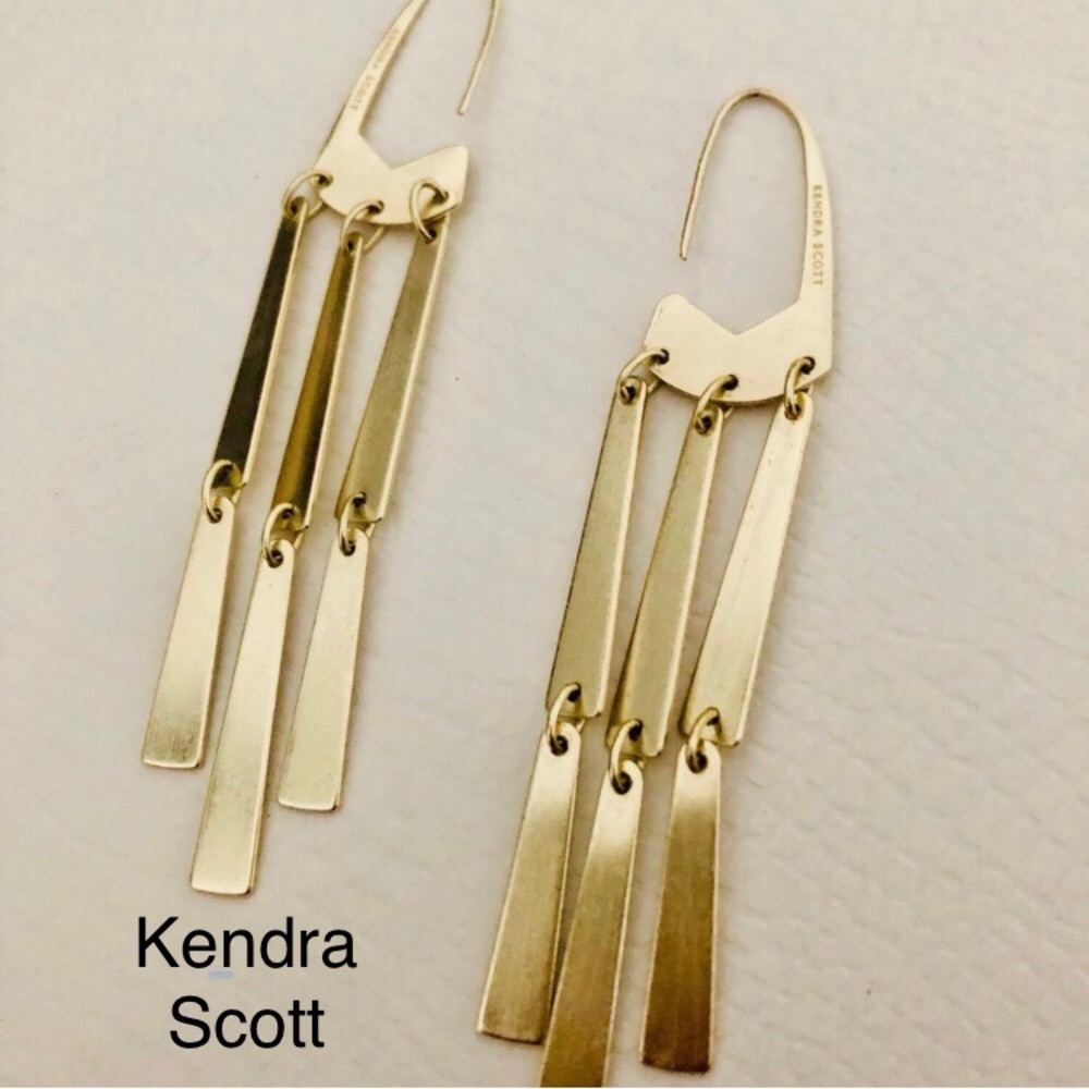 Kendra Scott gold earrings
